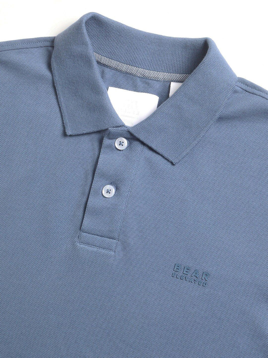 THE BEAR HOUSE Polo Collar Pure Cotton T-shirt