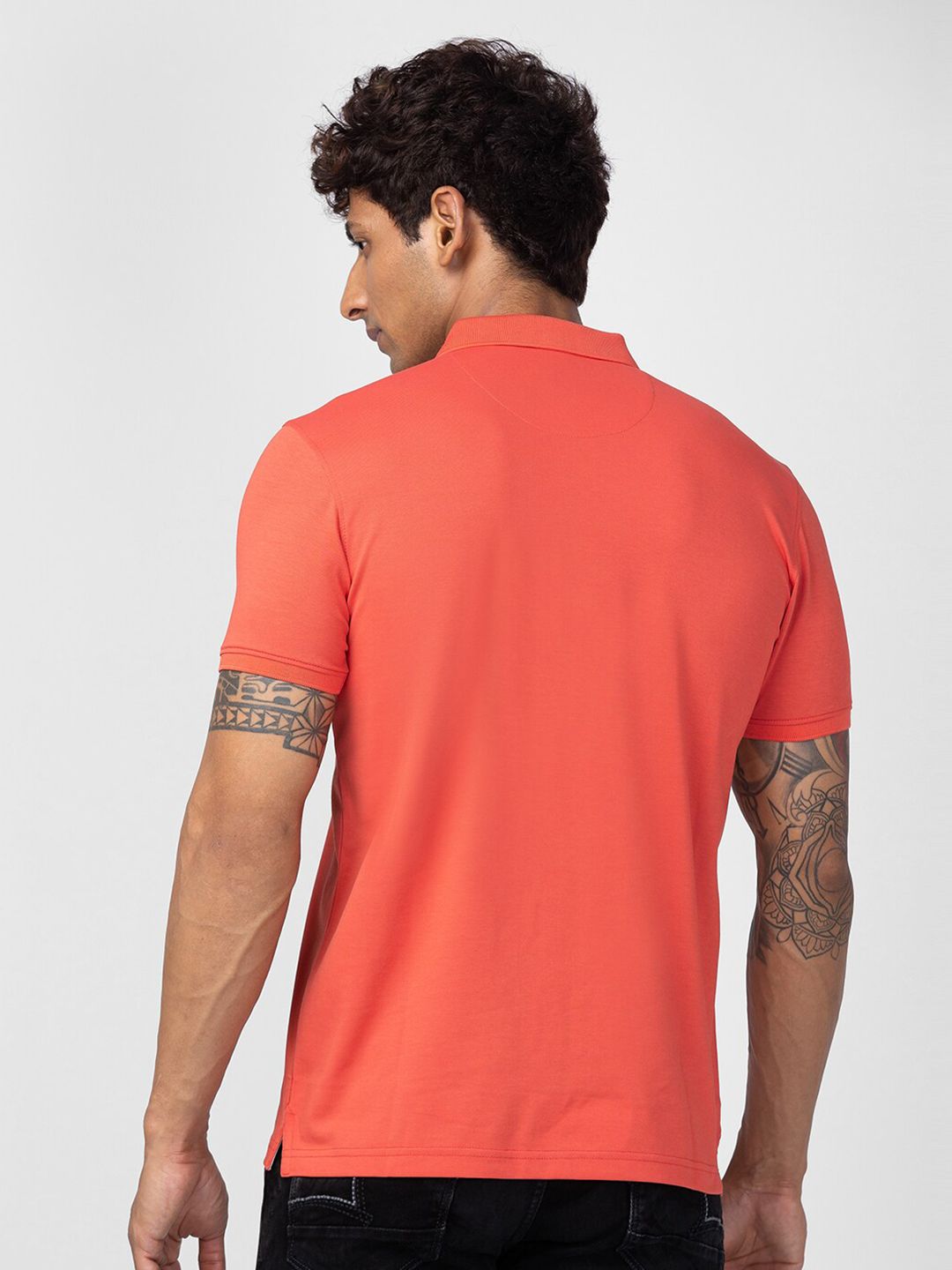 SPYKAR Men Polo Collar Slim Fit T-shirt
