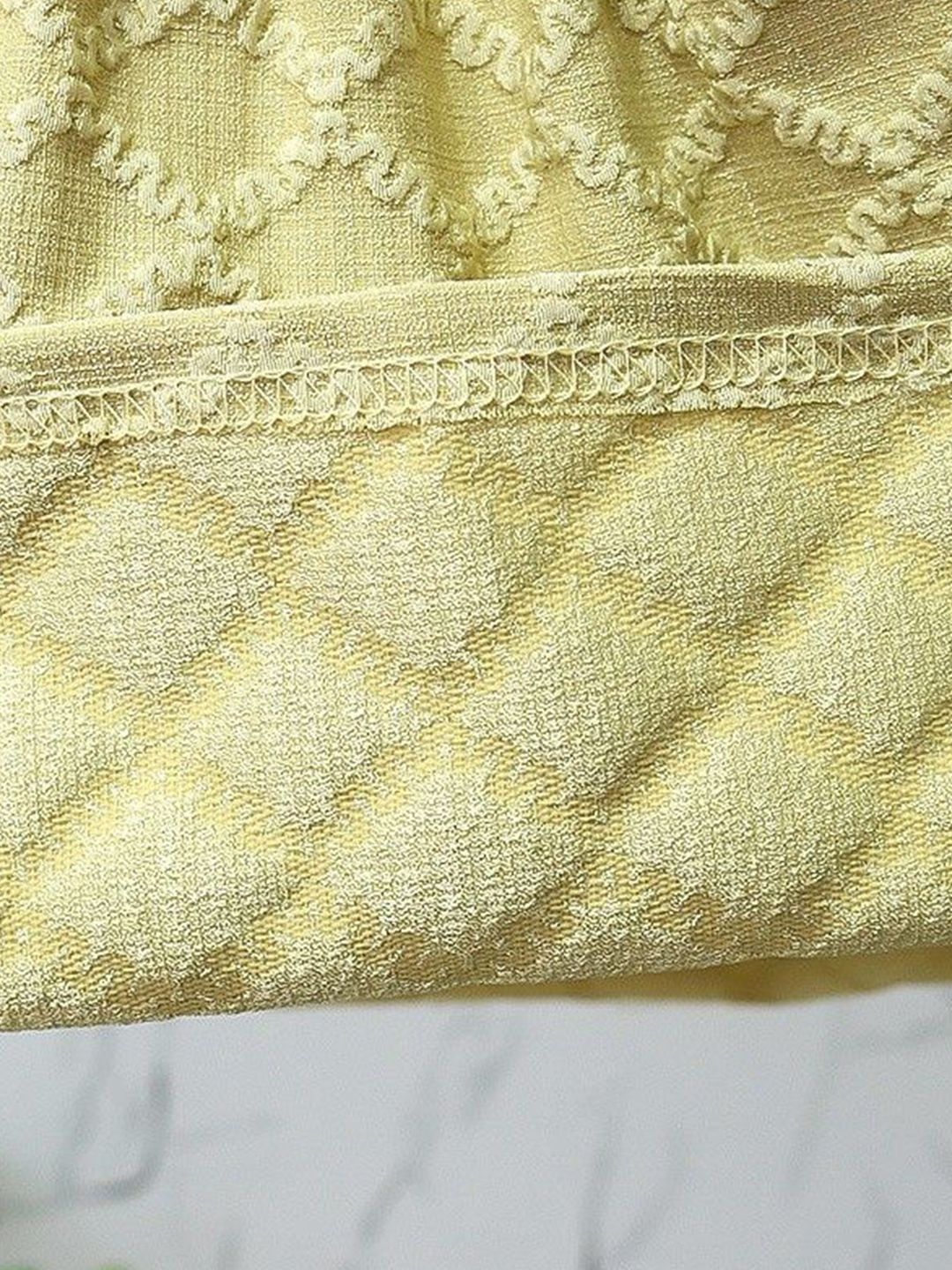 YK Girls Cotton Checked Pinafore Dress