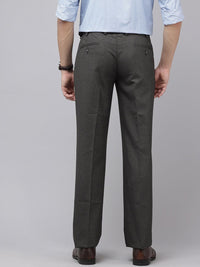 Park Avenue Men Checked Formal Trousers