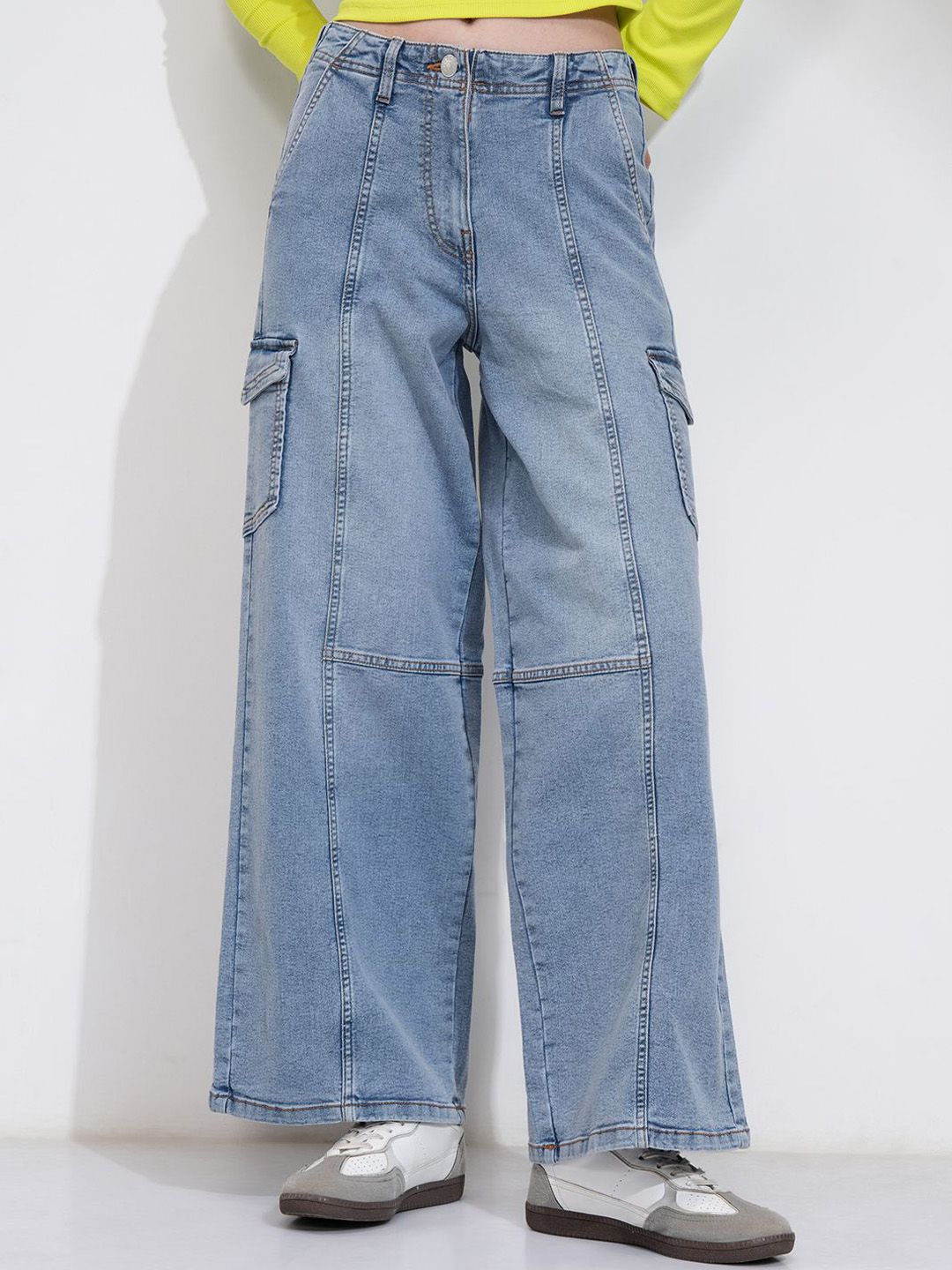 Tokyo Talkies Women Cargo Jeans