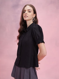DressBerry Puff Sleeves Casual Shirt