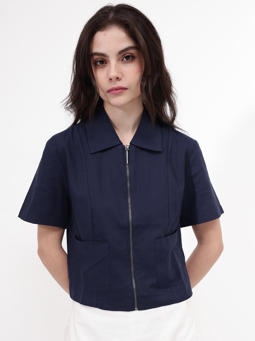 RAREISM Cotton Shirt Style Top