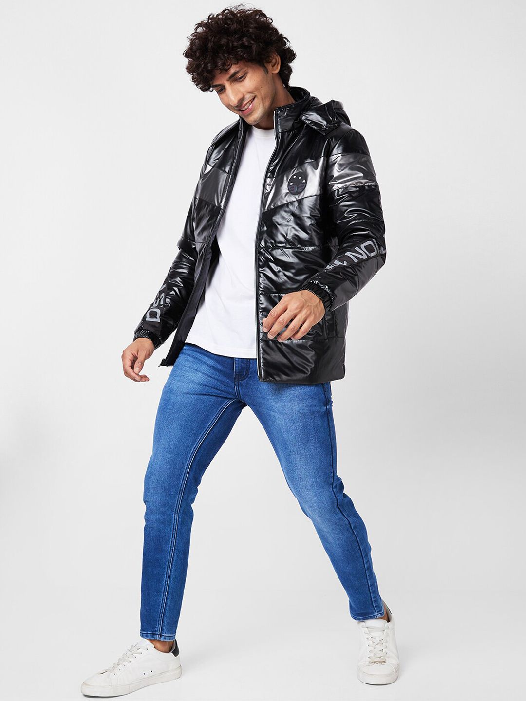 SPYKAR Hooded Puffer Jacket