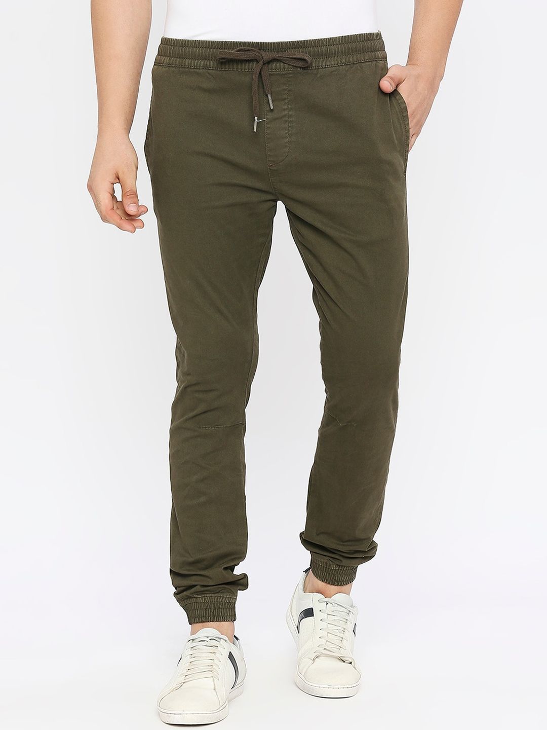 SPYKAR Men Mid Rise Slim Fit Joggers