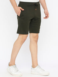 SPYKAR Men Typography Printed Mid Rise Cotton Sports Shorts