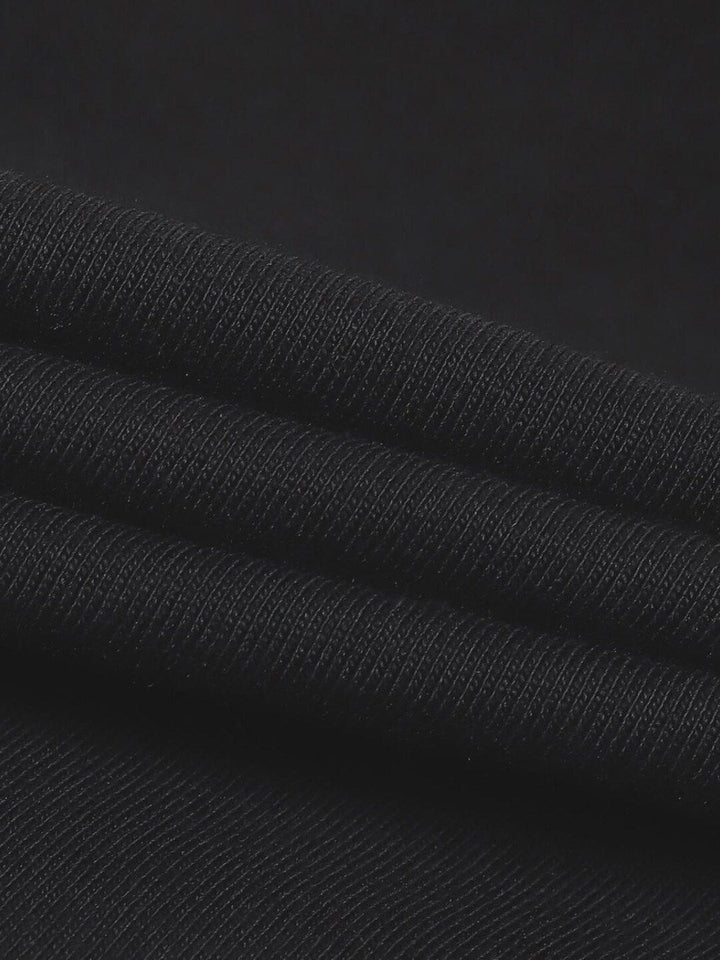 Bewakoof Black Panda Printed Pure Cotton Oversize Fit T-shirt