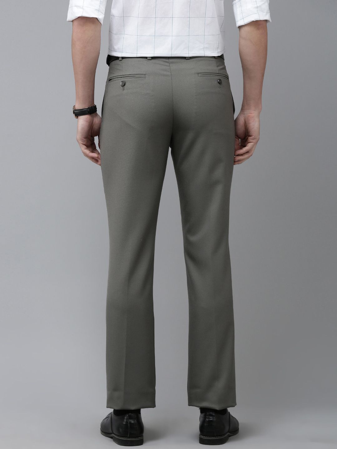 Park Avenue Men Mid-Rise Formal Trousers
