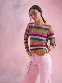 DressBerry Women Striped Pullover