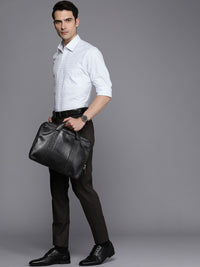 Raymond Slim Fit Pure Cotton Checked Formal Shirt