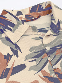 DressBerry Beach to Brunch Abstract Floral Shirt