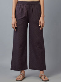 W Brown Wide Leg Palazzos