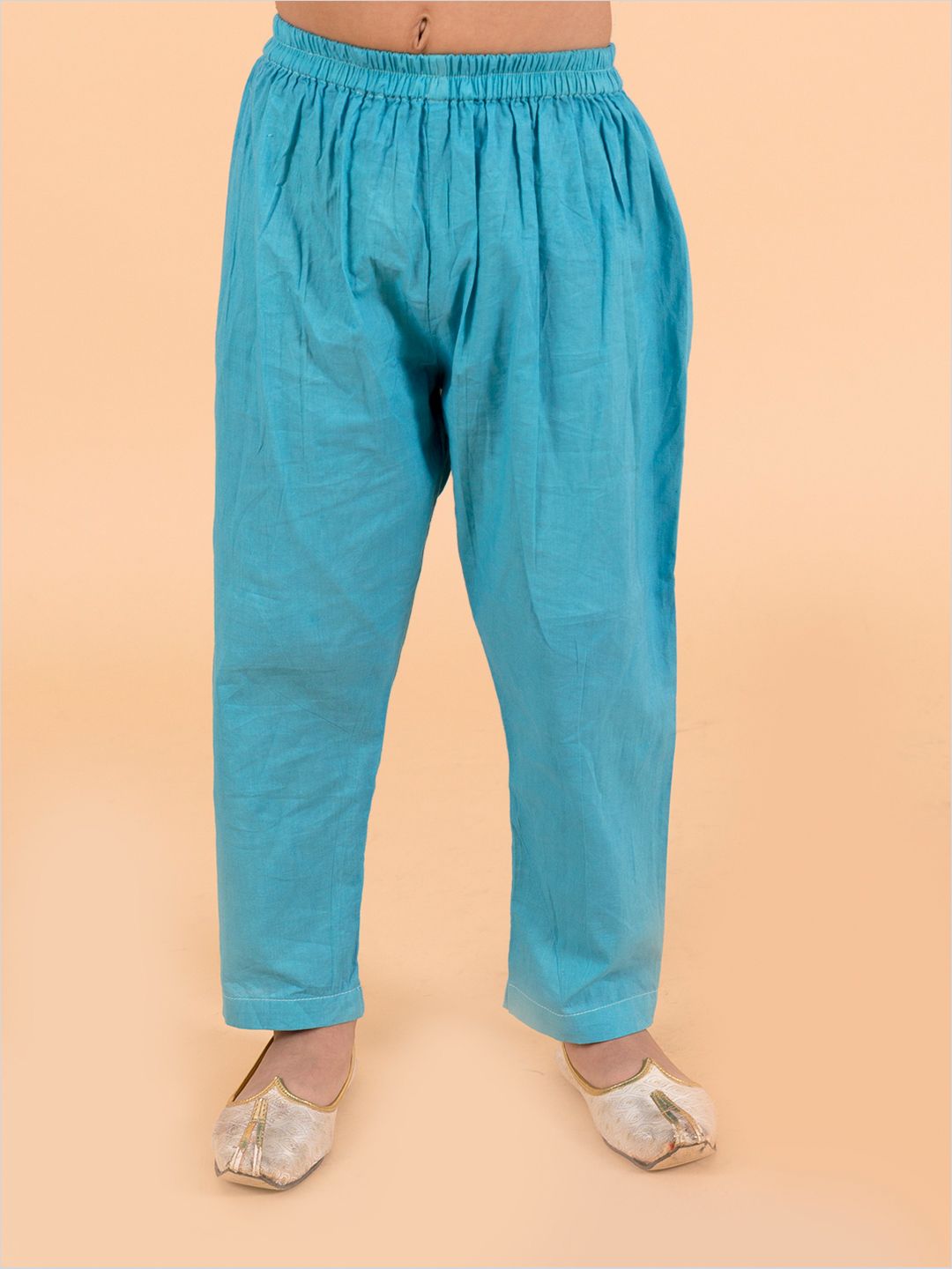 Pspeaches Boys Sea Green Printed Kurta with Pyjama Set