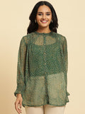 W Abstract Printed Casual Shirt