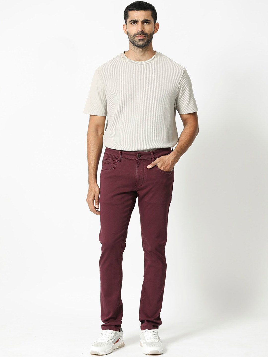 RARE RABBIT Men Essen Slim Fit Cotton Jeans