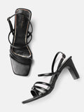Lino Perros Strappy Block Heels