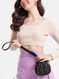 DressBerry Quilted Structured Handheld Bag