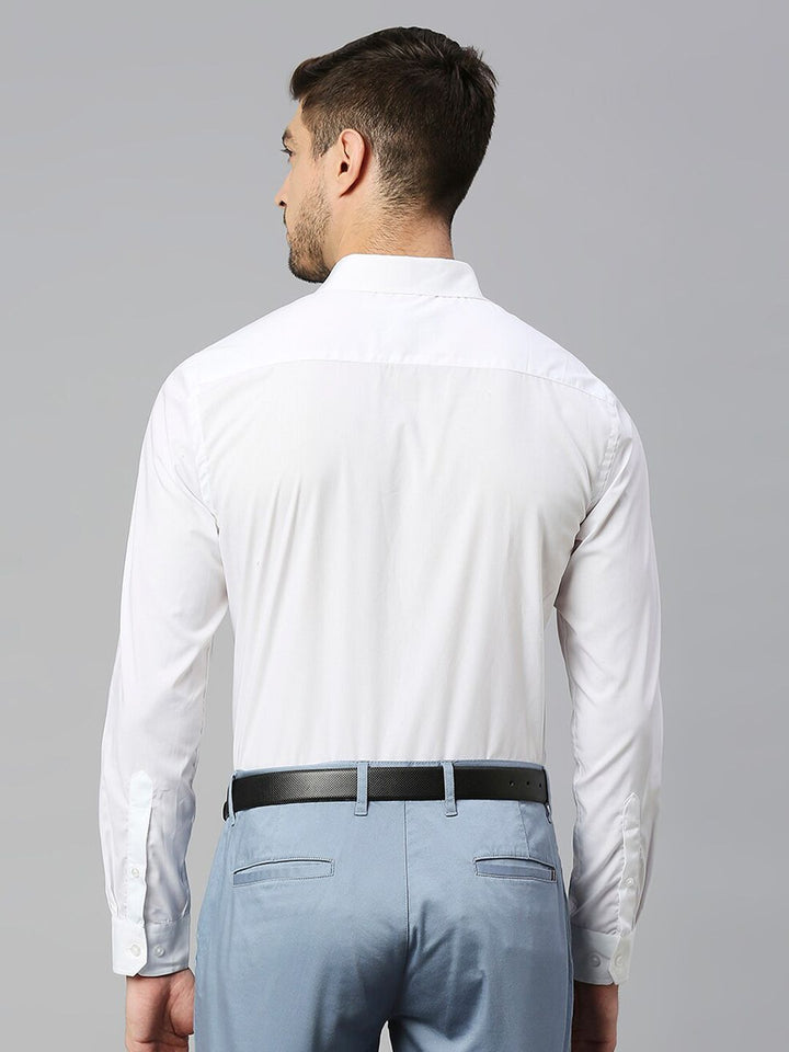 Thomas Scott Spread Collar Classic Fit Slim Fit Pure Cotton Formal Shirt