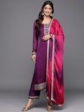 Libas Floral Printed Kurta with Trousers & With Dupatta