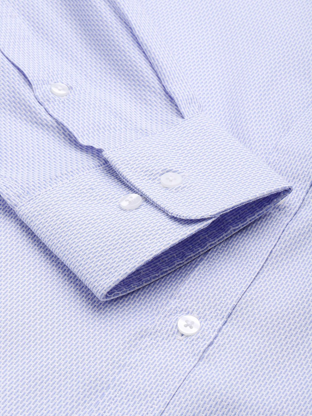 Park Avenue Slim Fit Self Designed Formal Shirt