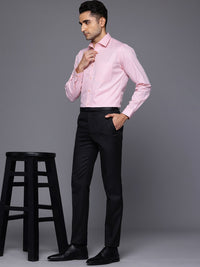 Raymond Pure Cotton Slim Fit Self-Checked Formal Shirt