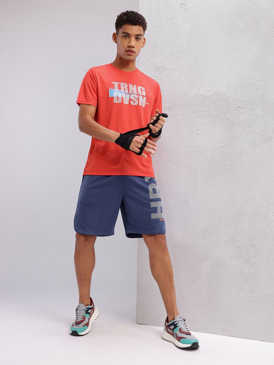 HRX by Hrithik Roshan Typography Printed Rapid-Dry Training T-shirt