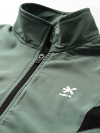 HRX by Hrithik Roshan Colourblocked Rapid-Dry Lifestyle Tracksuit