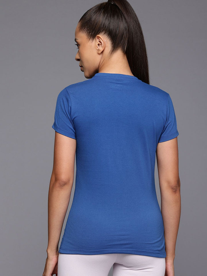 HRX by Hrithik Roshan Women Brand Logo Printed Slim Fit T-shirt