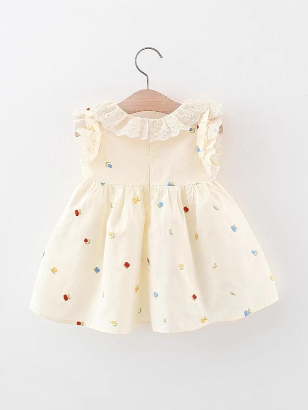 YK Floral Fit & Flare Dress