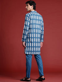 Anouk Printed Regular Pure Cotton Kurta with Trousers