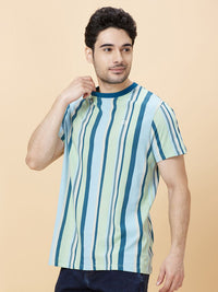 Being Human Men Striped Slim Fit T-shirt