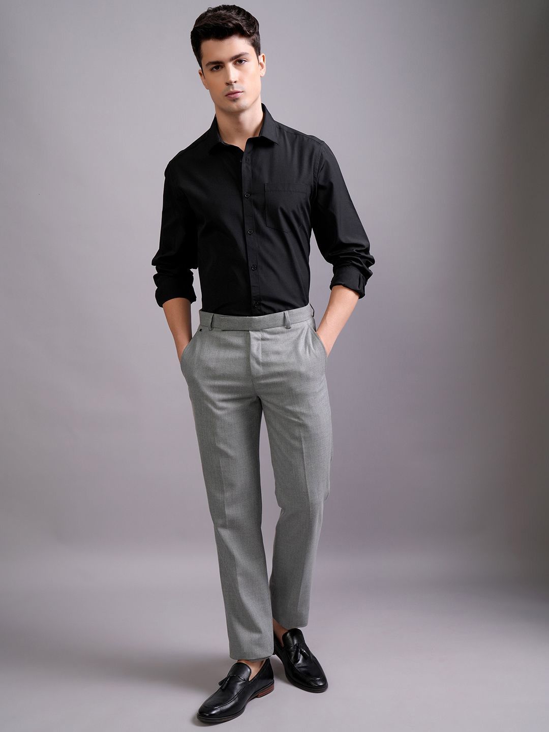 HIGHLANDER Men Slim Fit Shirt