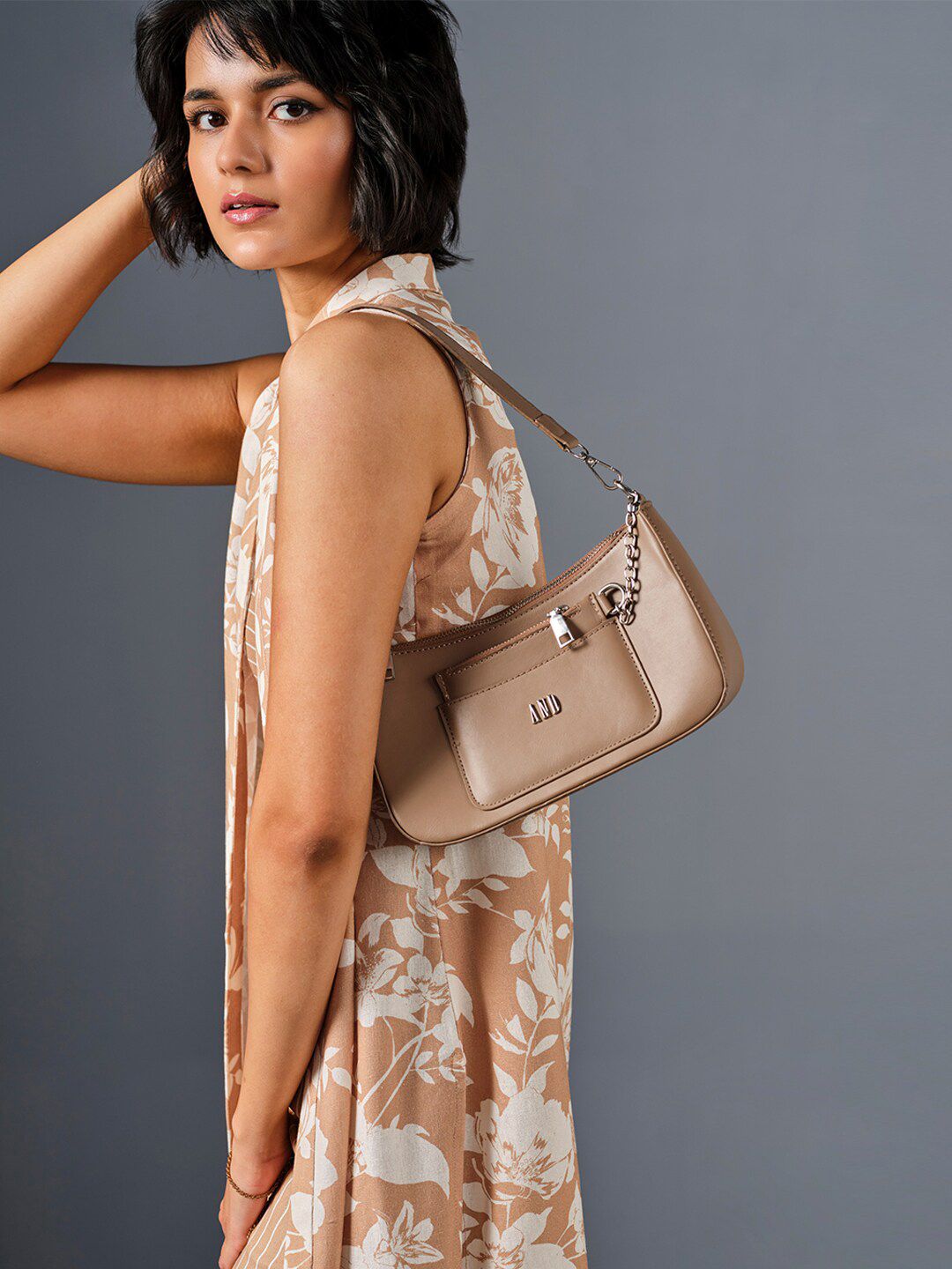 AND Striped Top With Trouser & Printed Jacket Co-Ords