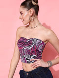 STREET 9 Charming Purple Printed Top