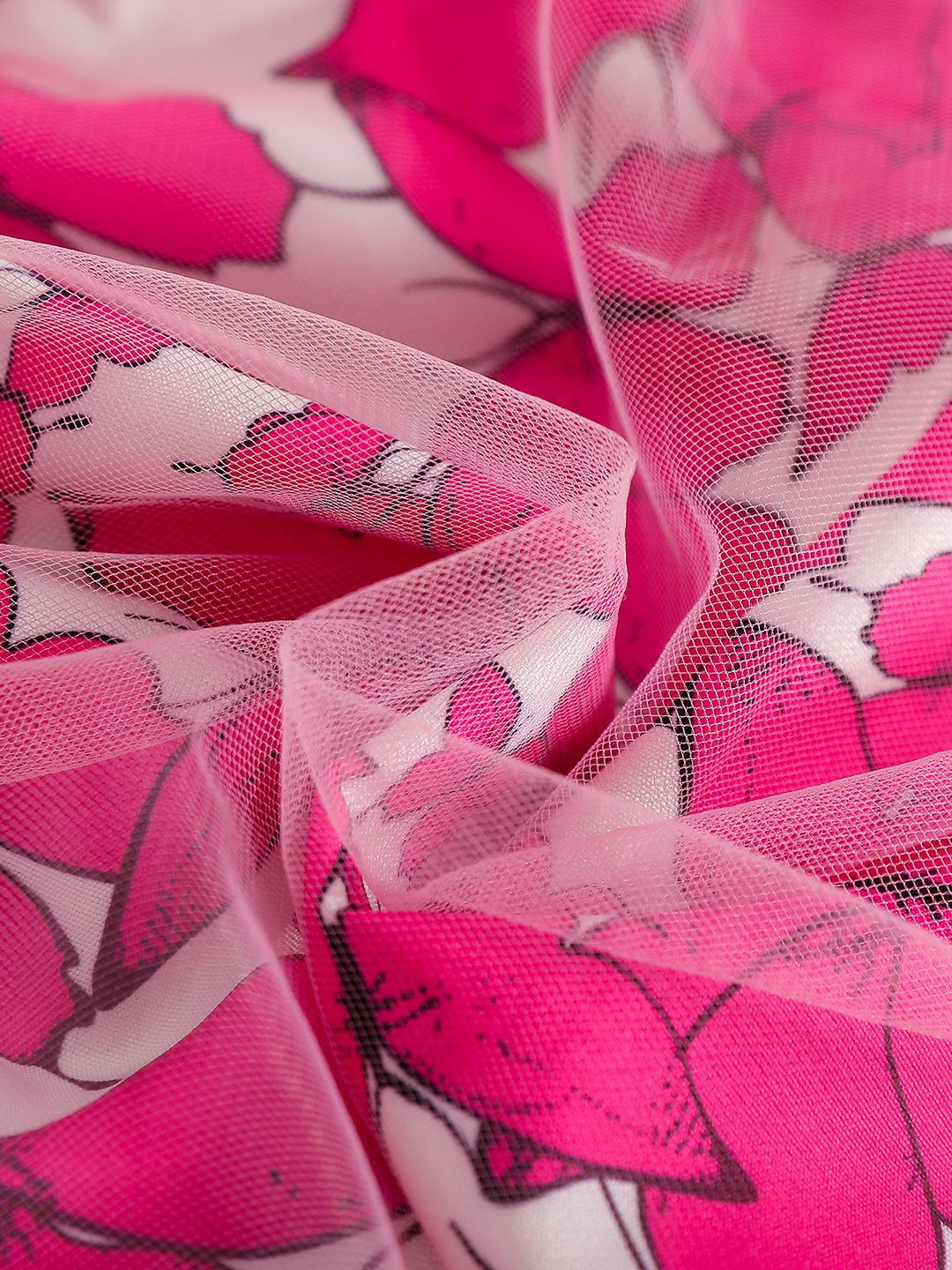 YK Girls Printed Top With Skirt Clothing Set