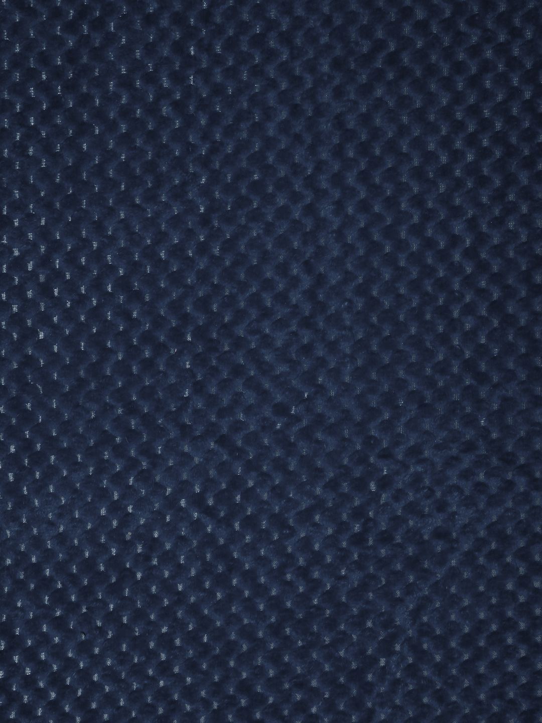 Myntra Elegant Homes Navy Blue Solid Woolen 300 TC King Bedsheet With 2 Pillow Covers