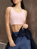 DressBerry Urban Texture Crop Top