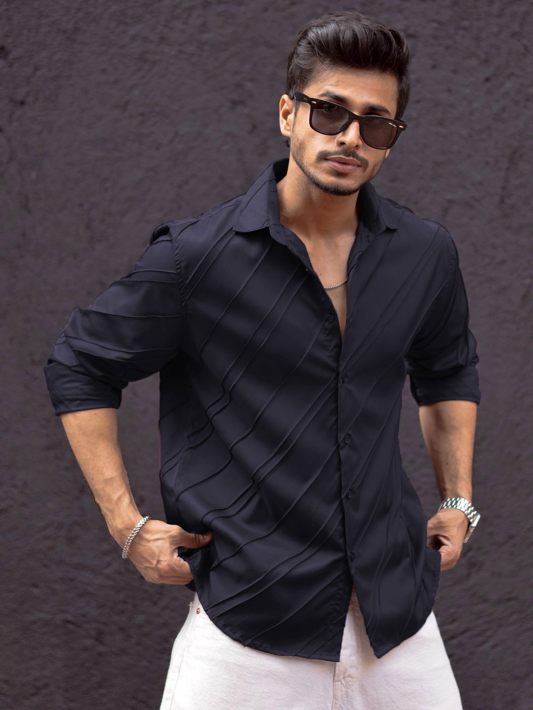 Powerlook Men Opaque Casual Shirt