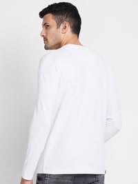 Being Human Self Design Round Neck Casual T-shirt