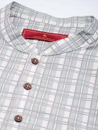 House of Pataudi  Jashn Pure Cotton Checked Kurta