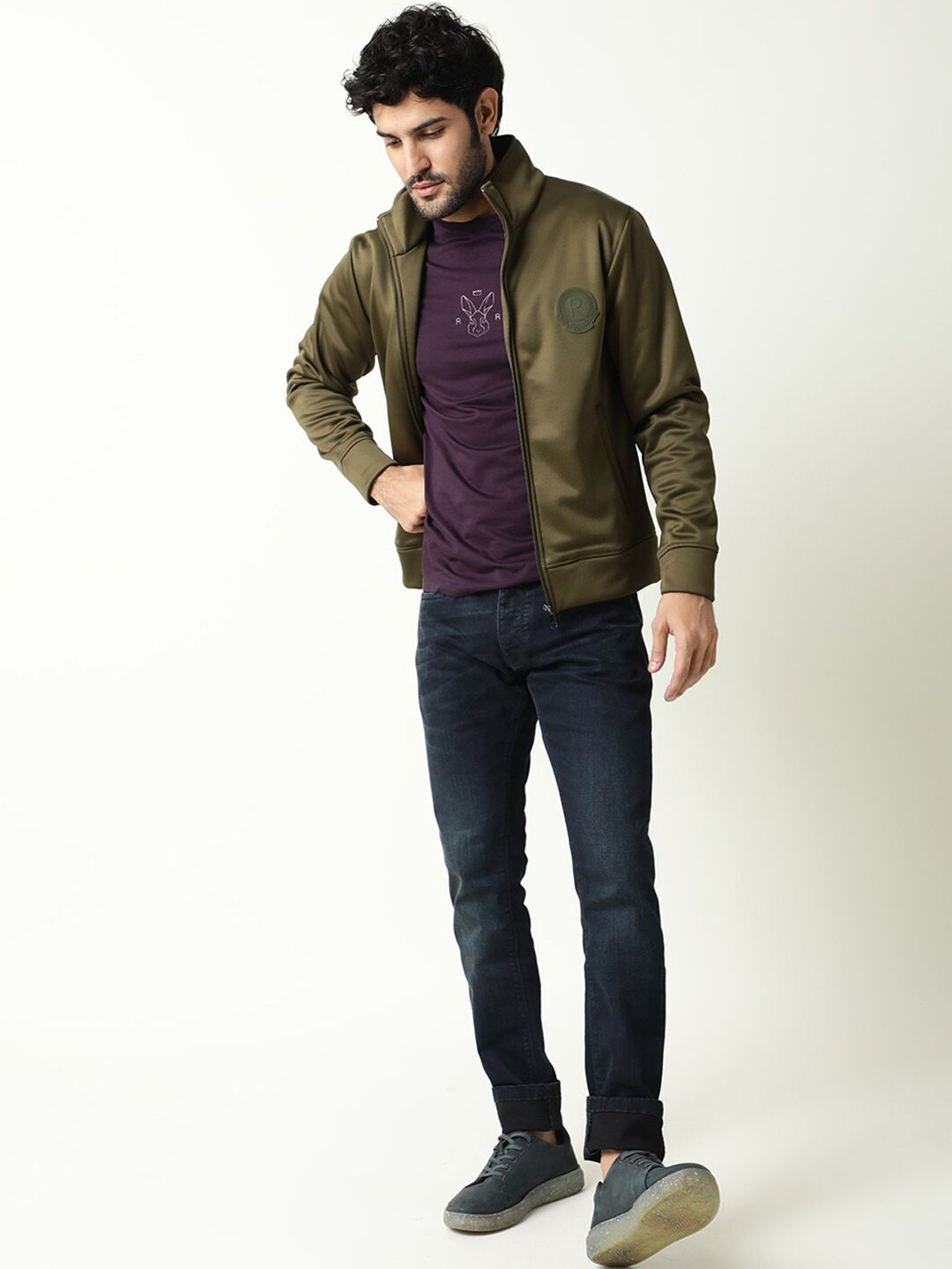 RARE RABBIT Men Bond Tailored Fit Jacket