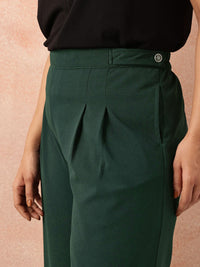 All About You Plus Size Women Wide Leg Pleated Trousers