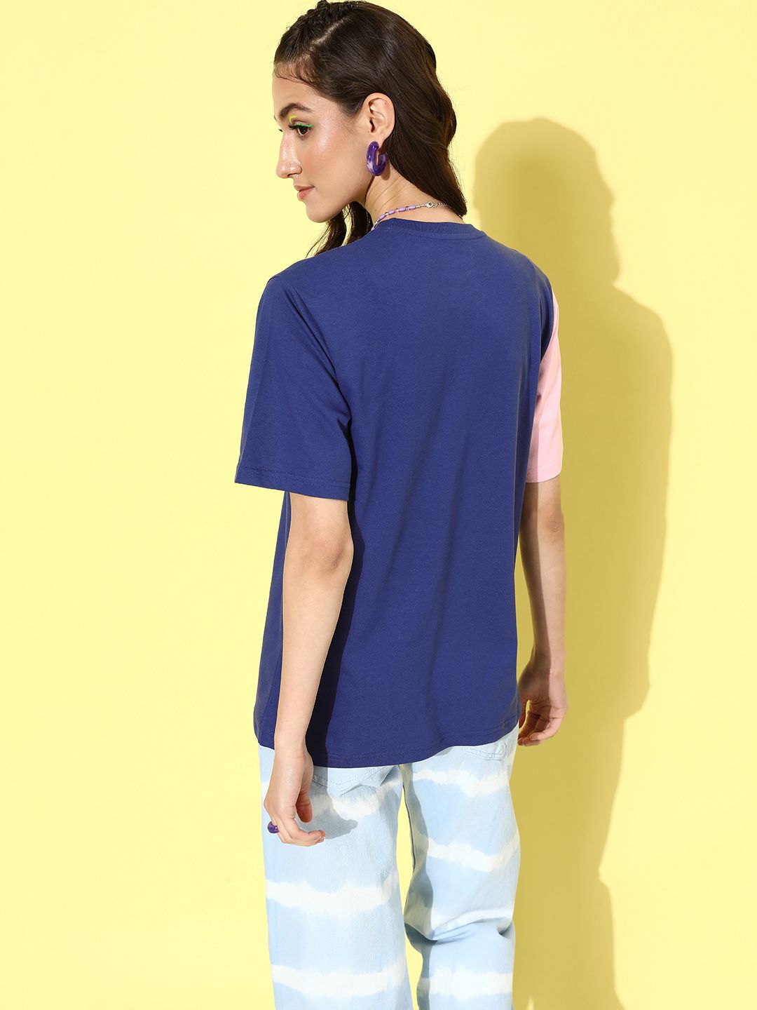 DILLINGER Women Solid Oversized T-shirt