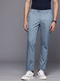 Raymond Men Textured Slim Fit Trousers