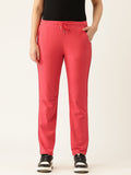 Monte Carlo Women Mid-Rise Regular Fit Track Pants with Reflective Elements