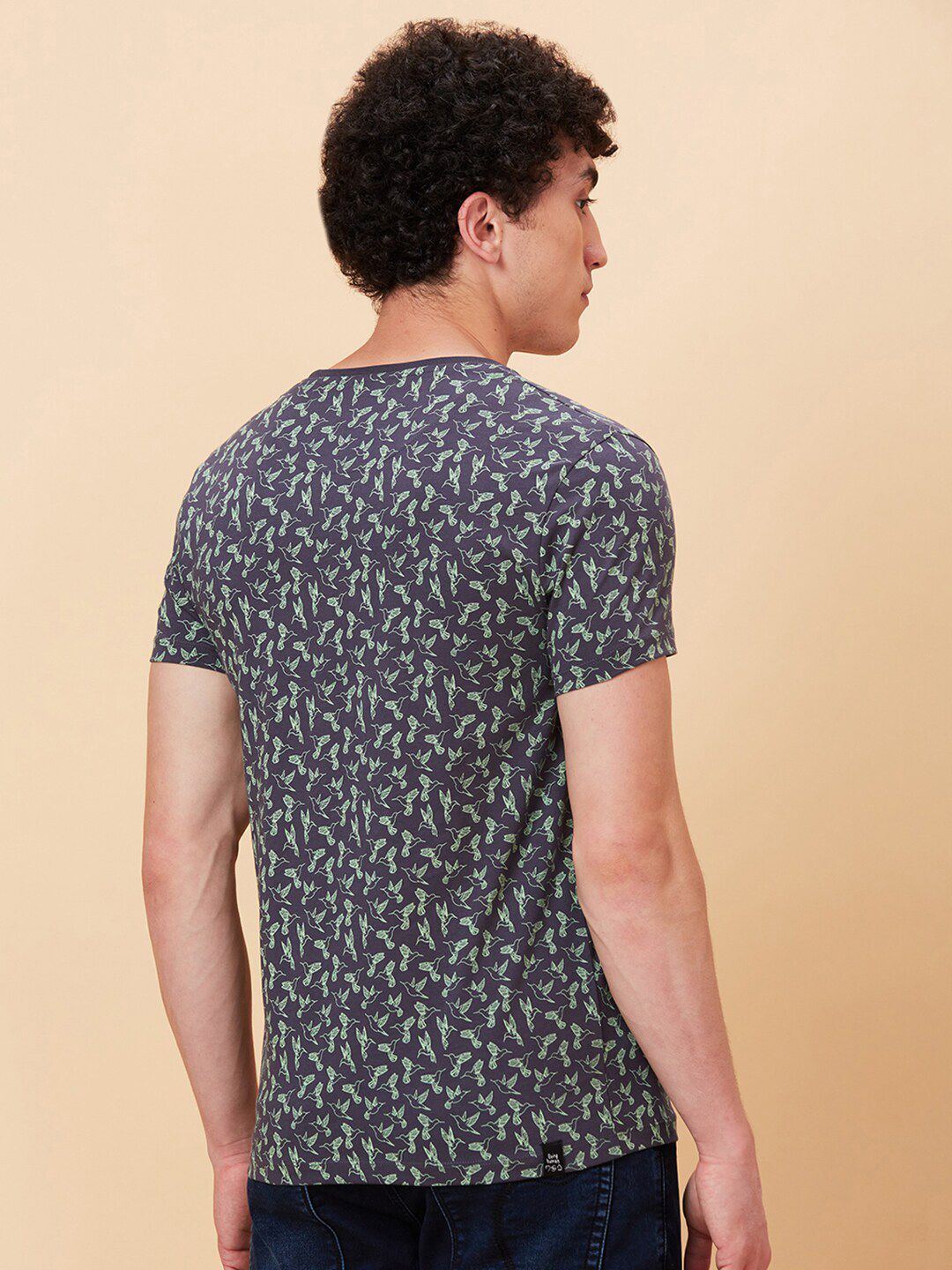 Being Human Conversational Printed Pure Cotton Round Neck Casual T-shirt