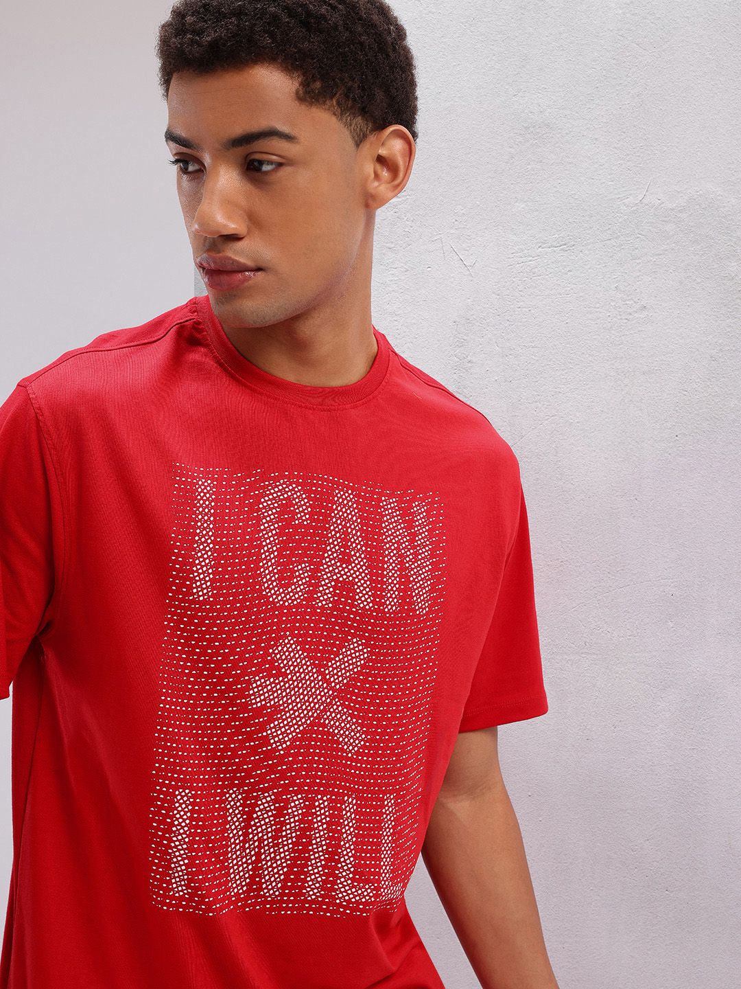 HRX by Hrithik Roshan Men Typography Printed Training T-shirt