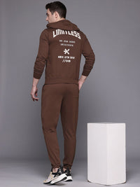 HRX by Hrithik Roshan Typography Printed Hooded Lifestyle Tracksuit