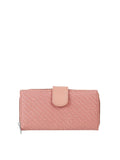 Metro Women Textured Zip Around Wallet