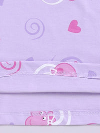 Happy Faces Kids Girls Peppa Pig Printed Pure Cotton T-Shirt